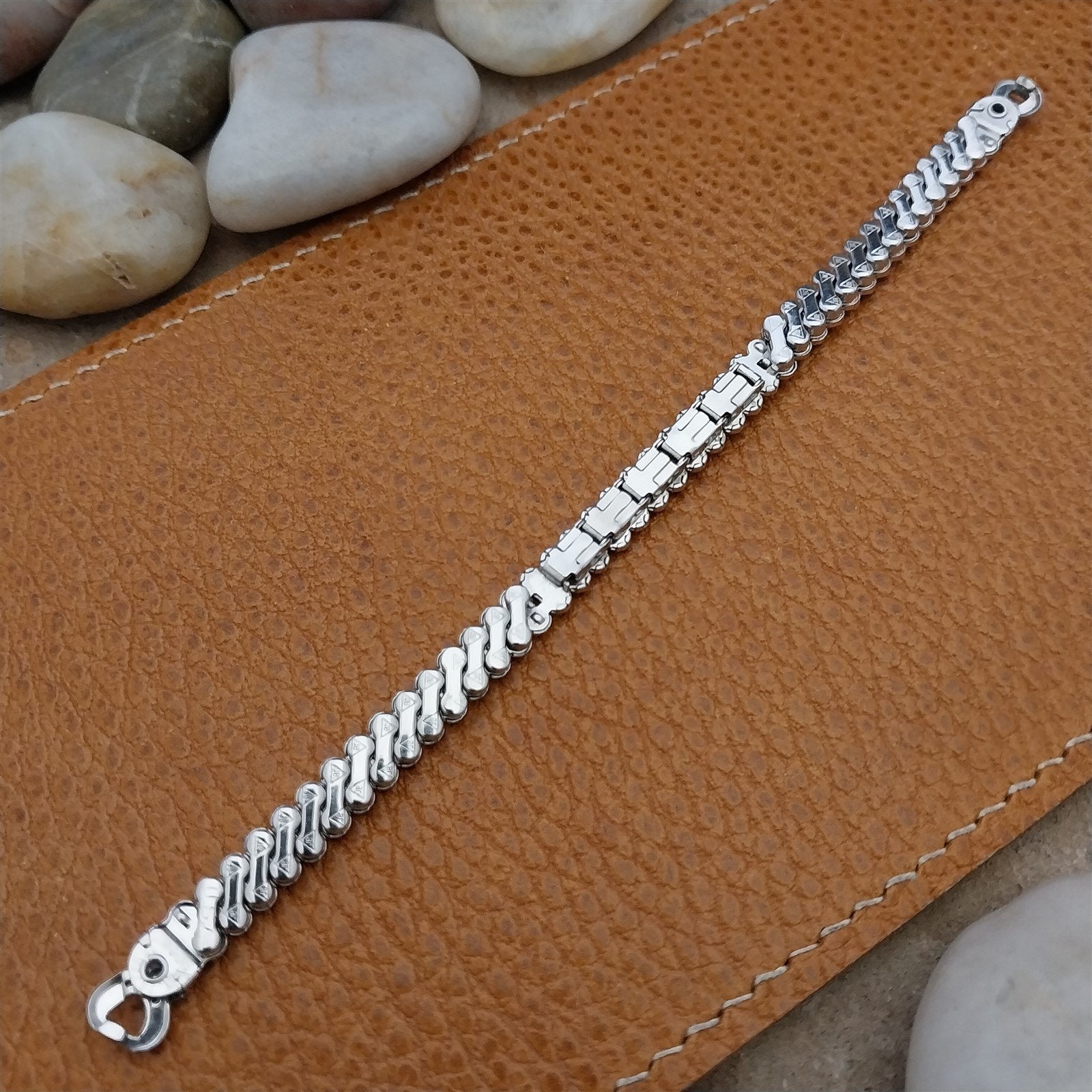 Vintage 1950s JB Champion White Gold Filled Unused Ladies Cocktail Watch Band