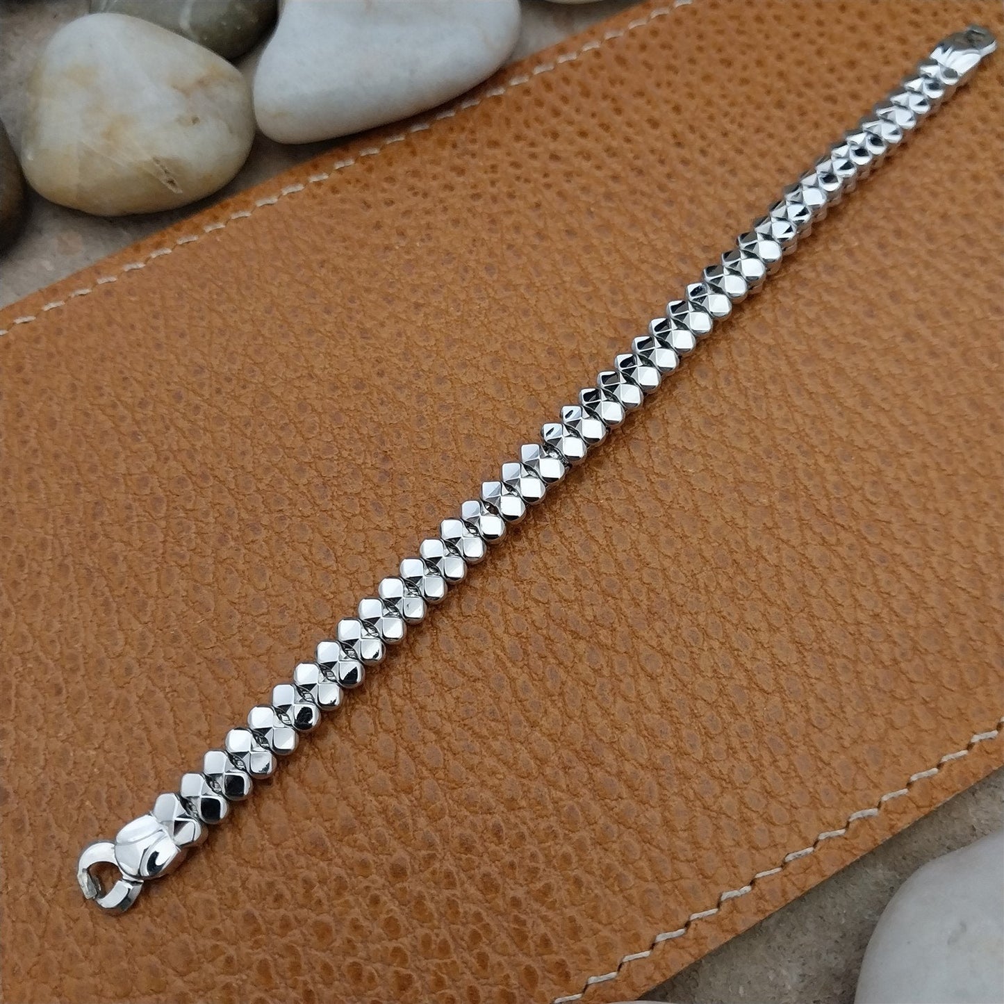 Vintage 1950s JB Champion White Gold Filled Unused Ladies Cocktail Watch Band