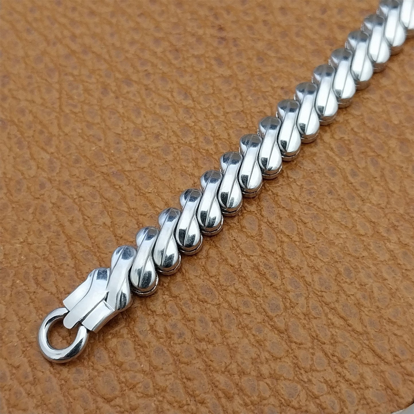 1950s Vintage Ladies Cocktail Watch JB Champion White Gold Filled Unused Band