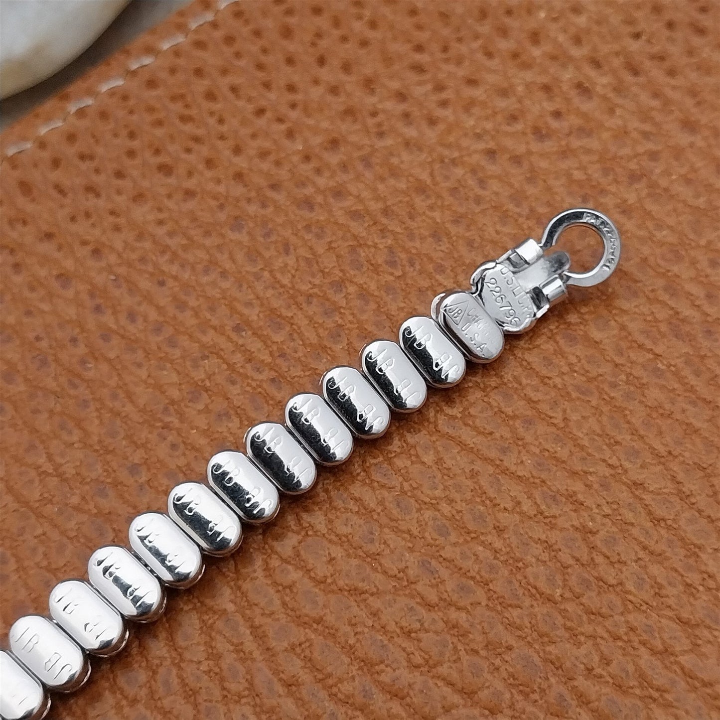 1950s Vintage Ladies Cocktail Watch JB Champion White Gold Filled Unused Band