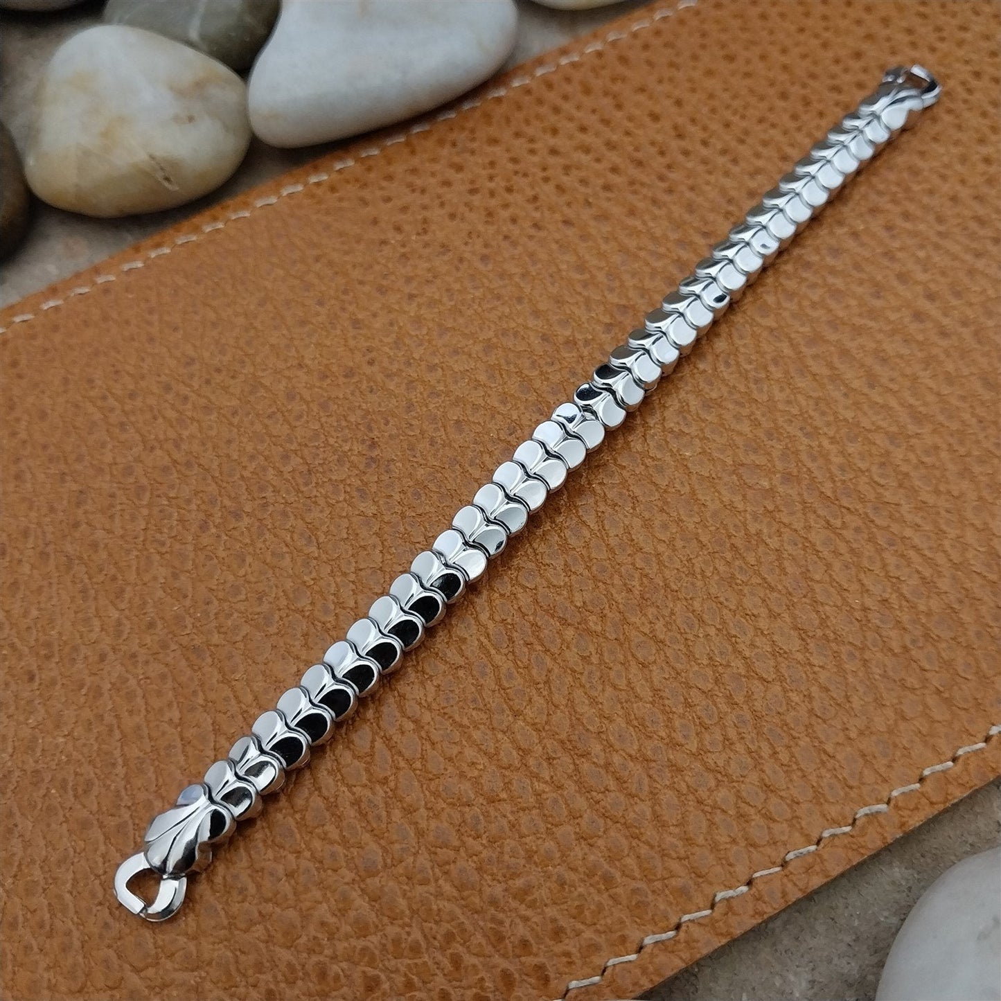 Vintage 1950s Ladies Cocktail Watch JB Champion White Gold Filled Unused Band