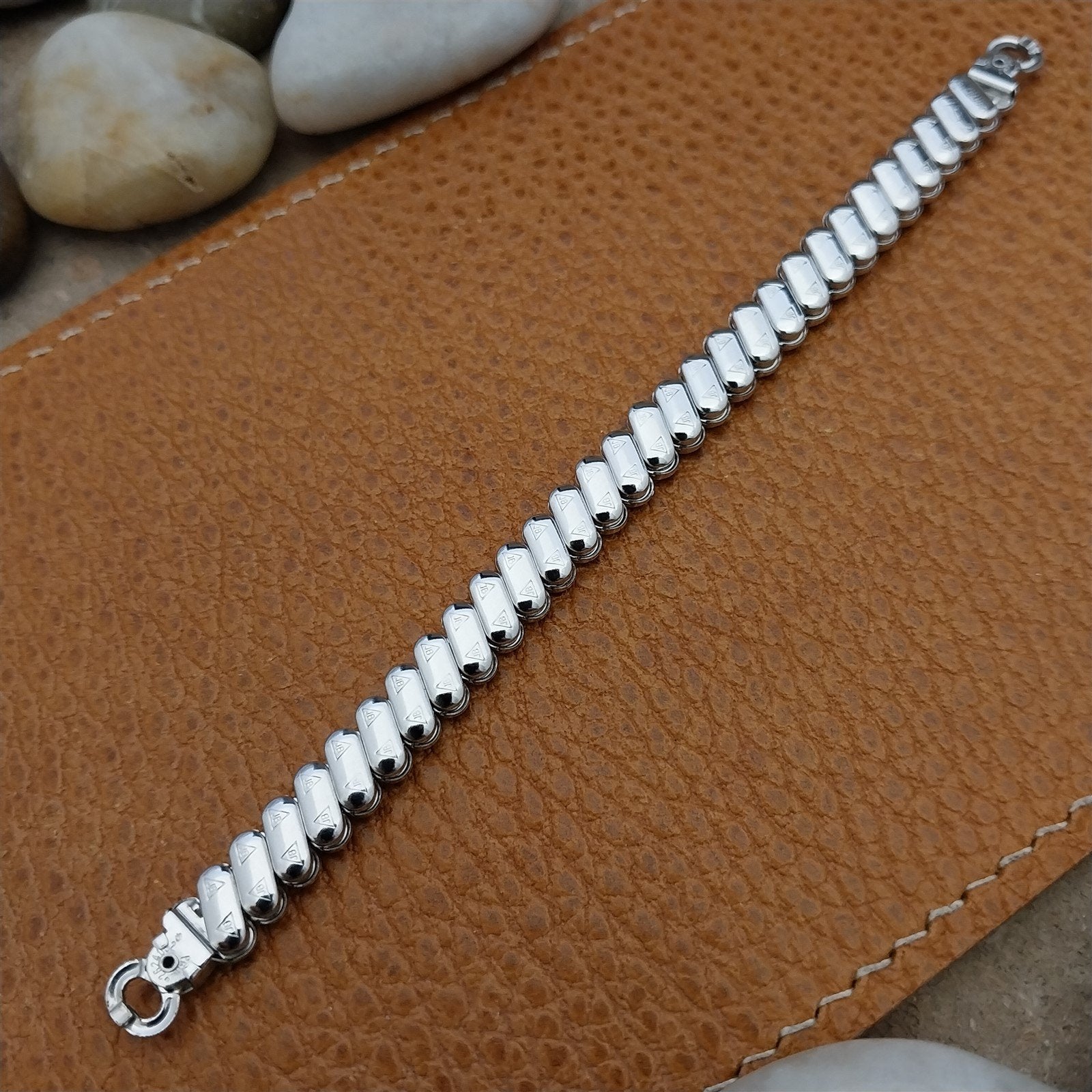 Vintage 1950s Ladies Cocktail Watch JB Champion White Gold Filled Unused Band