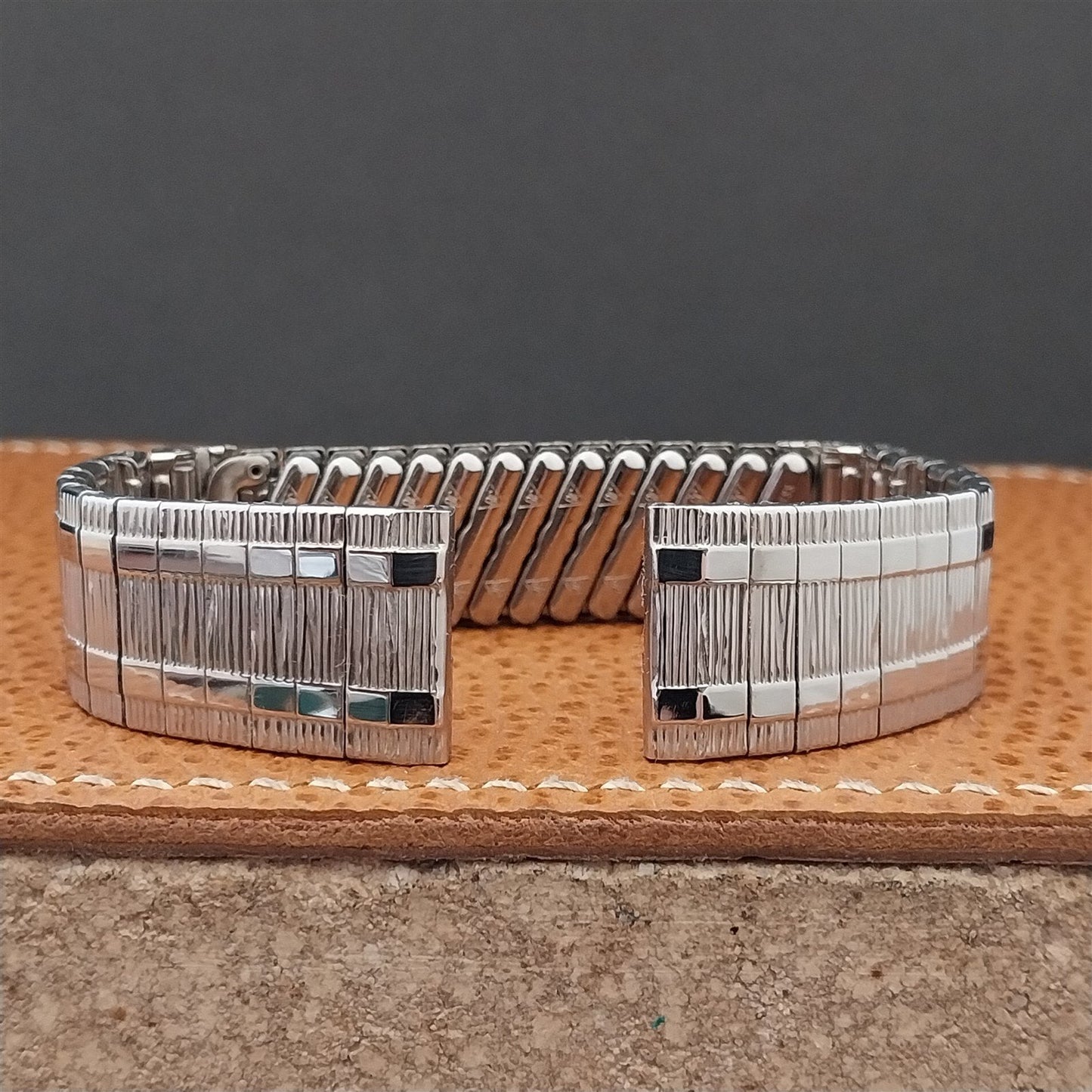 Vintage 17.2mm JB Champion Classic Stainless Steel Unused NOS 1960s Watch Band
