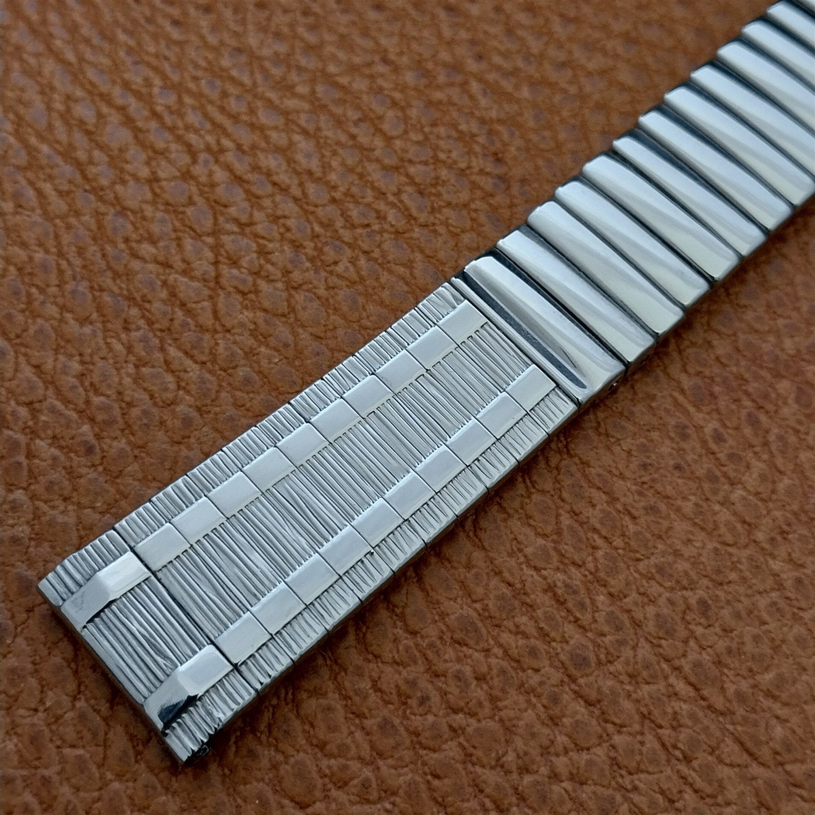 Vintage 17.2mm JB Champion Classic Stainless Steel Unused NOS 1960s Watch Band