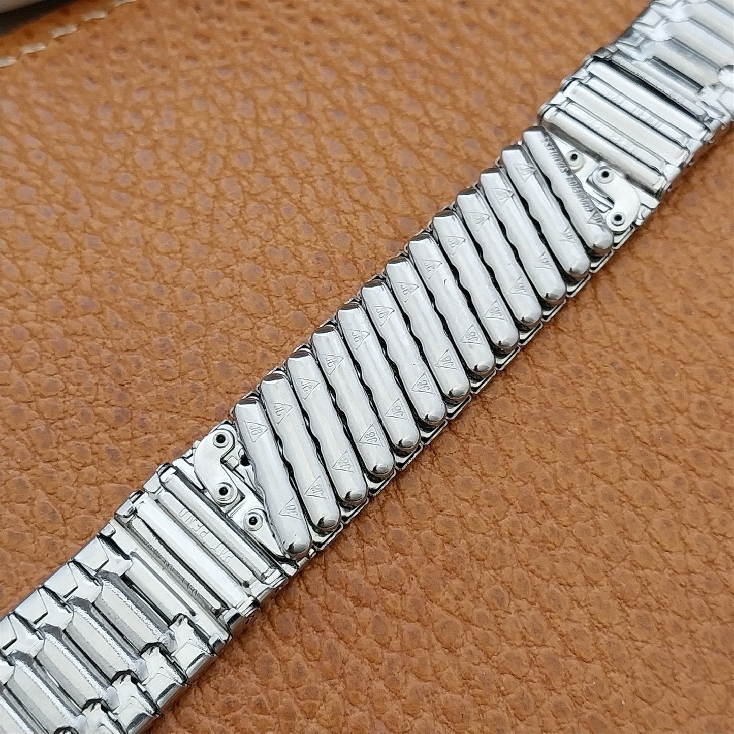 Vintage 17.2mm JB Champion Classic Stainless Steel Unused NOS 1960s Watch Band