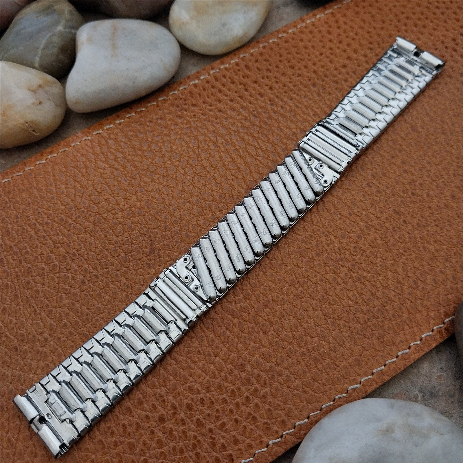 Vintage 17.2mm JB Champion Classic Stainless Steel Unused NOS 1960s Watch Band