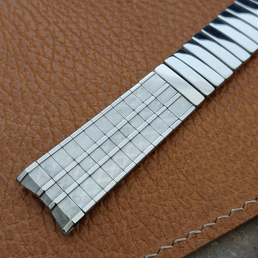 Vintage 17.2mm Baldwin Stainless Steel Expansion Unused 1960s-1970s Watch Band