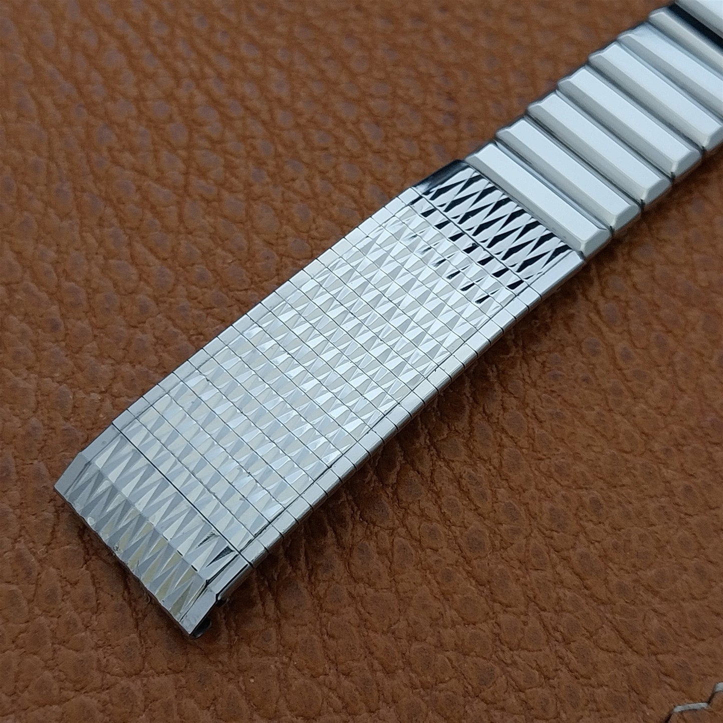 Vintage 17.2mm Stainless Steel Kreisler USA Classic Unused nos 1960s Watch Band
