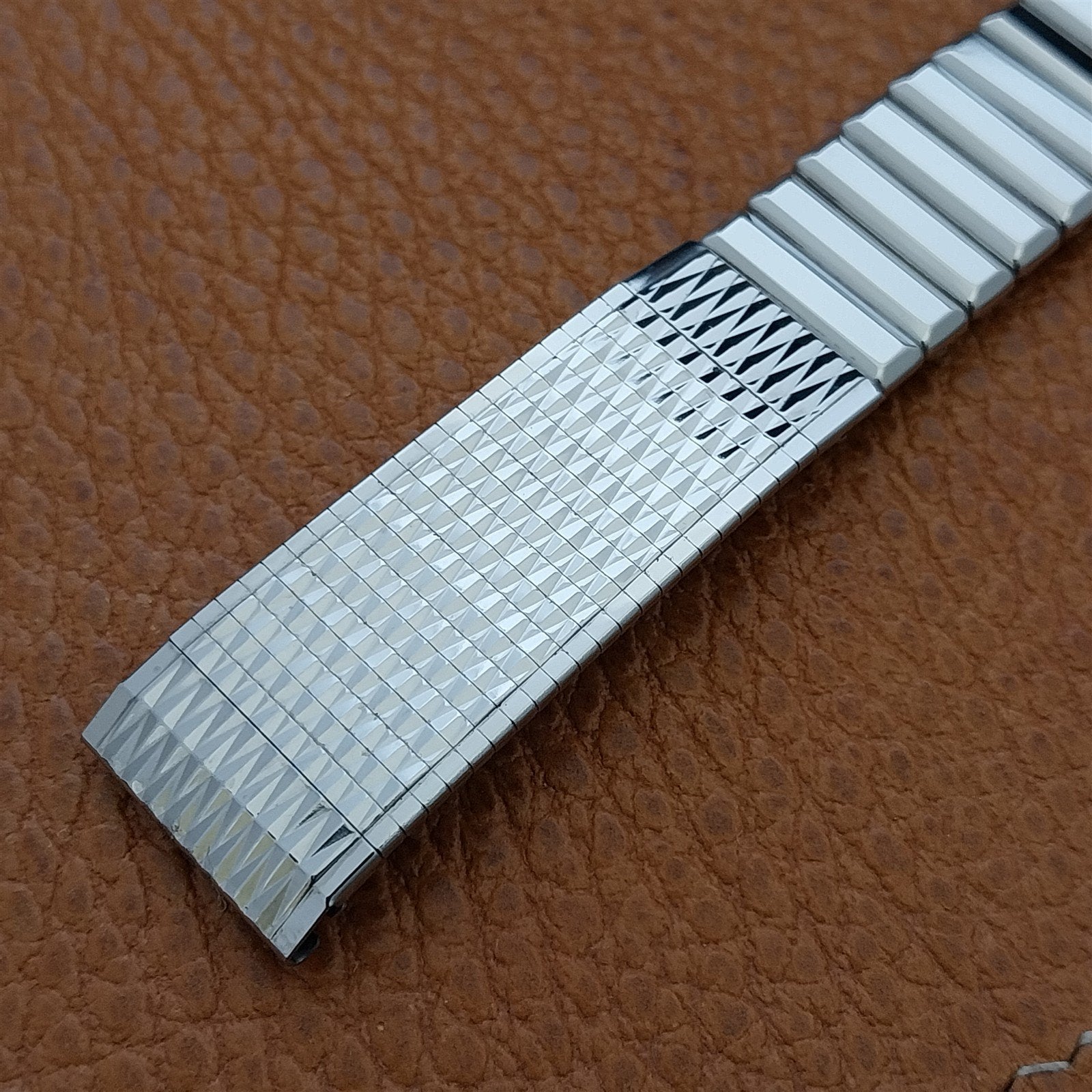 Vintage 17.2mm Stainless Steel Kreisler USA Classic Unused nos 1960s Watch Band