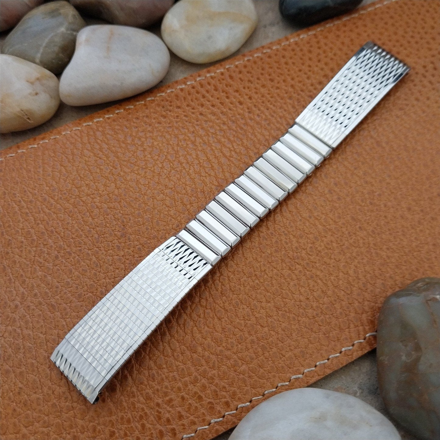 Vintage 17.2mm Stainless Steel Kreisler USA Classic Unused nos 1960s Watch Band