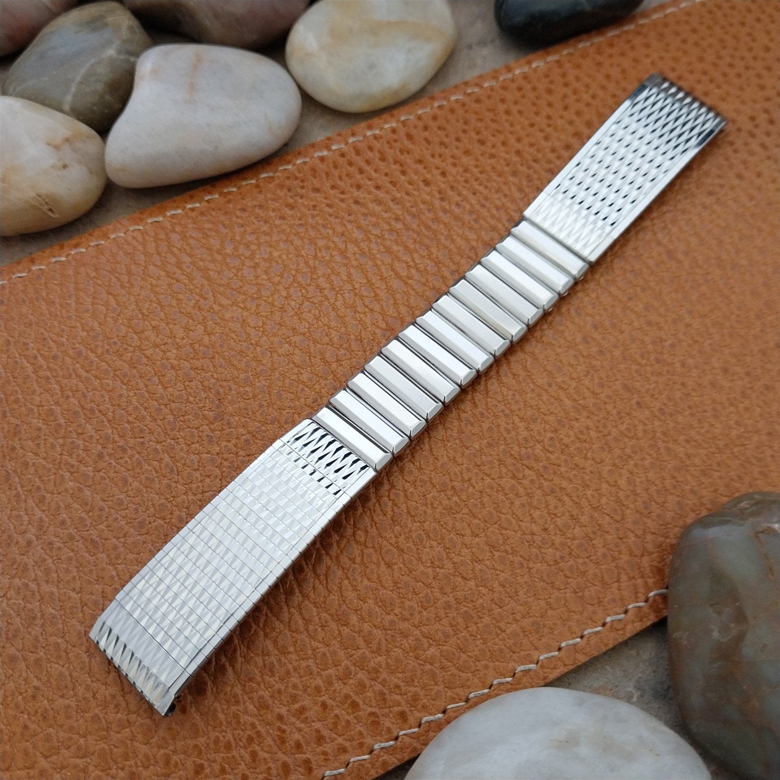 Vintage 17.2mm Stainless Steel Kreisler USA Classic Unused nos 1960s Watch Band