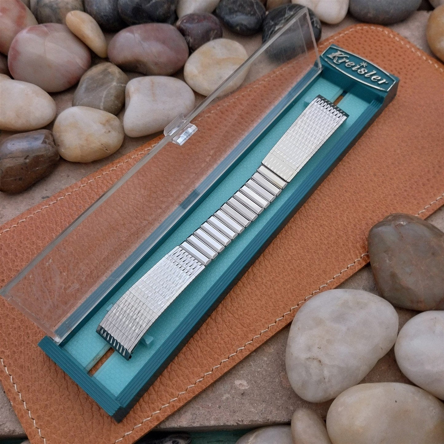 Vintage 17.2mm Stainless Steel Kreisler USA Classic Unused nos 1960s Watch Band