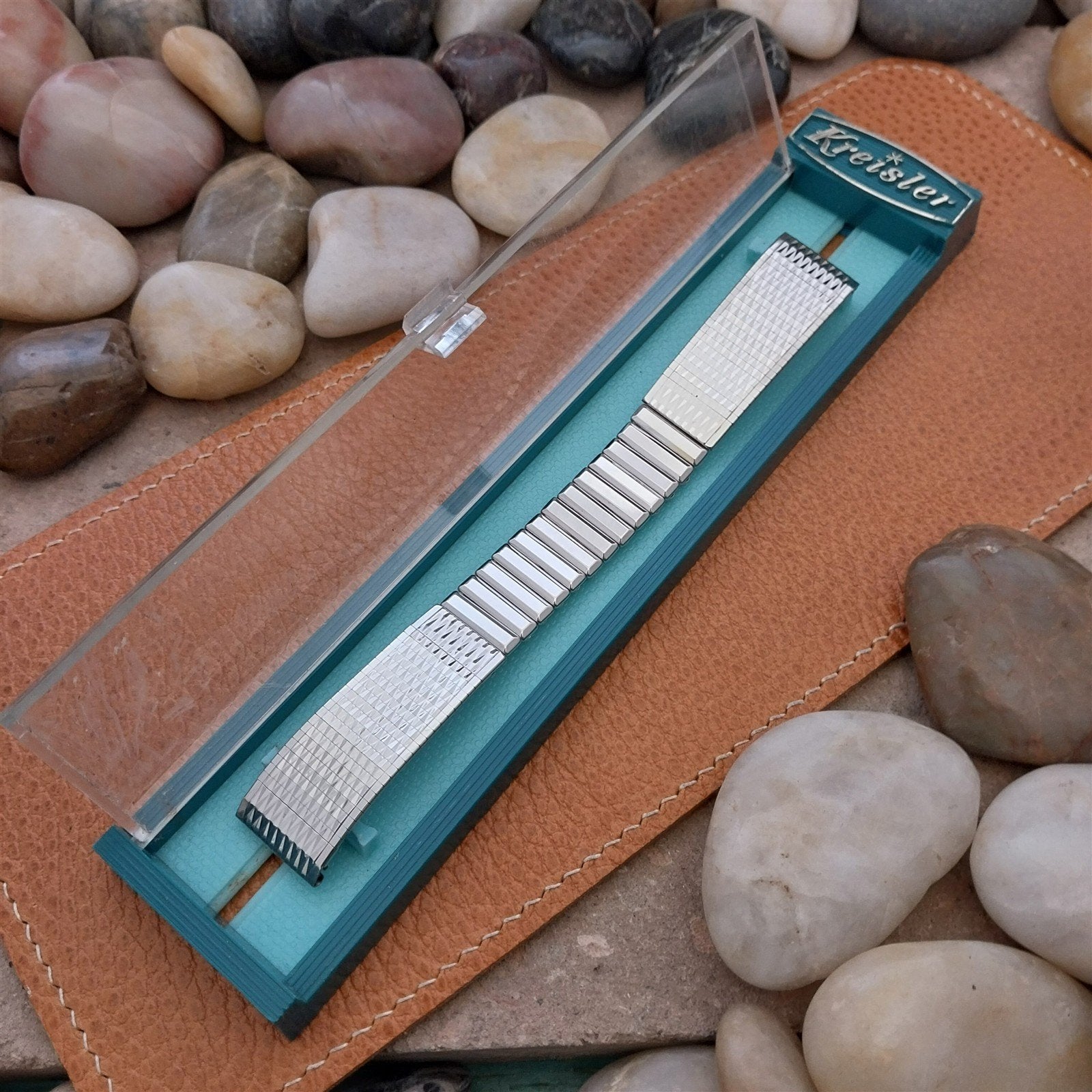 Vintage 17.2mm Stainless Steel Kreisler USA Classic Unused nos 1960s Watch Band