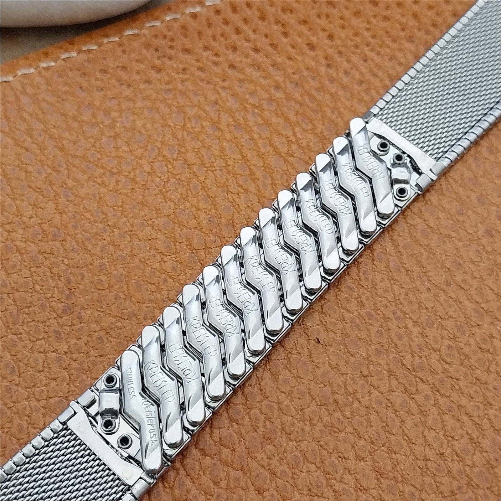 Vintage 19mm 18mm 17mm Stainless Steel Kreisler Unused Classic 1960s Watch Band