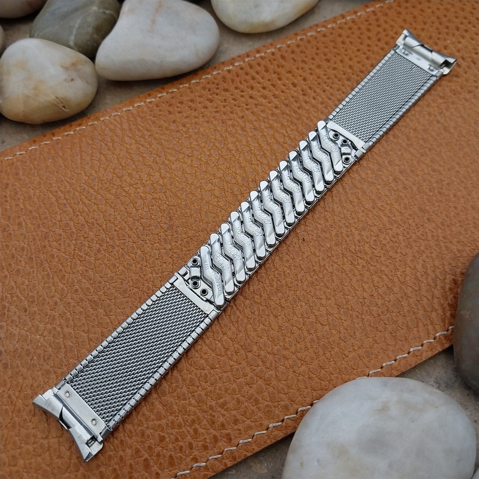 Vintage 19mm 18mm 17mm Stainless Steel Kreisler Unused Classic 1960s Watch Band