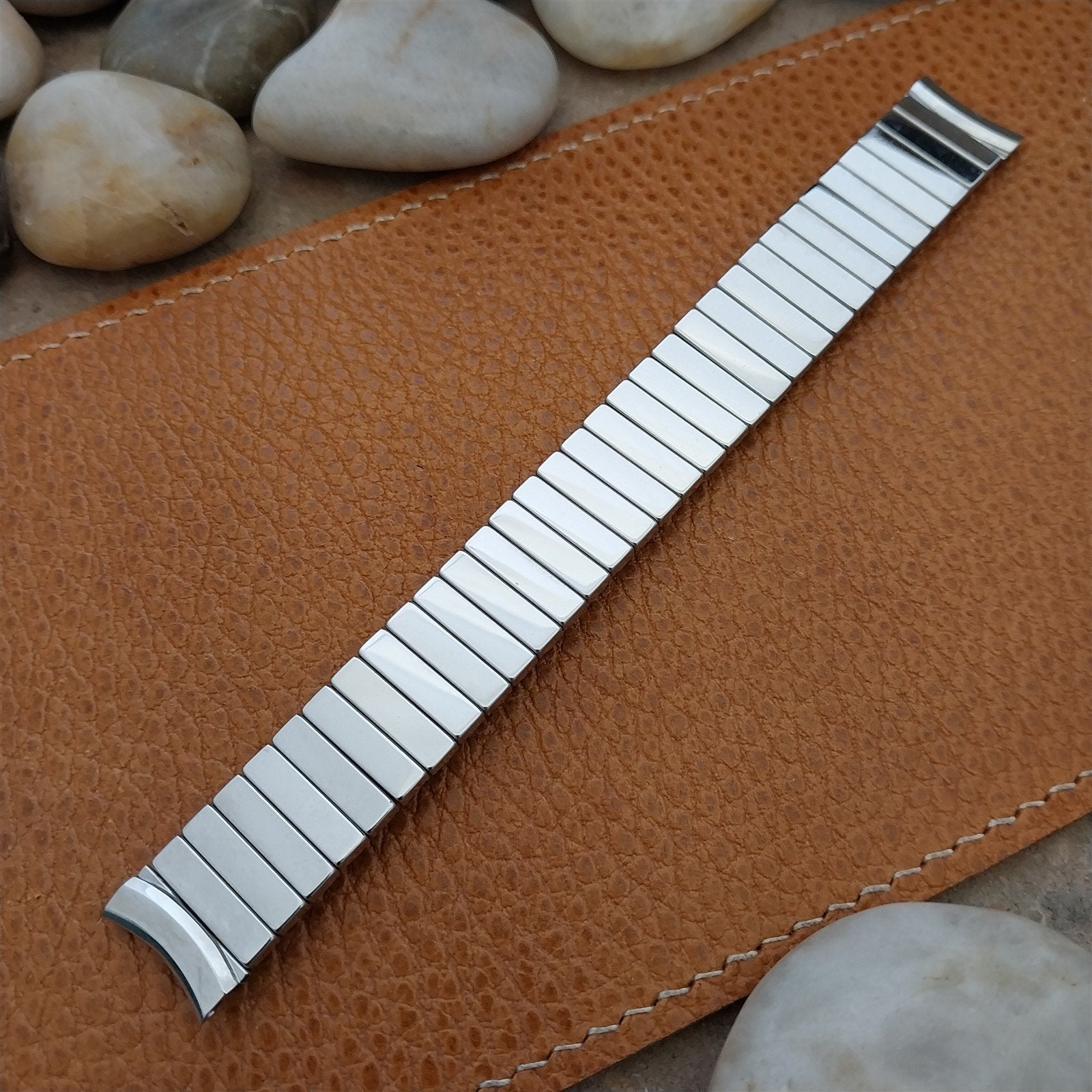Vintage 5/8" 1960s Stainless Steel Kreisler Classic Stretch Unused Watch Band