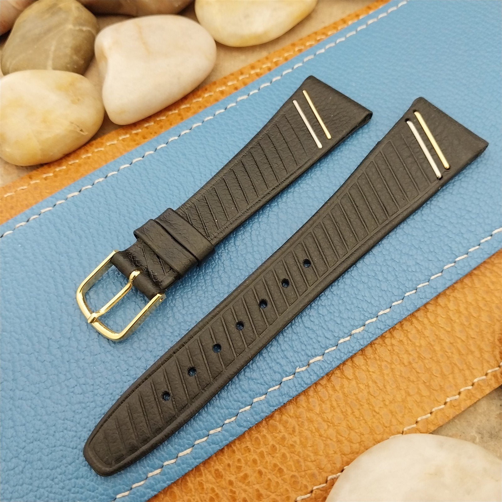 Vintage 20mm Hirsch nos Unused Classic Tapered 20/14 Watch Band