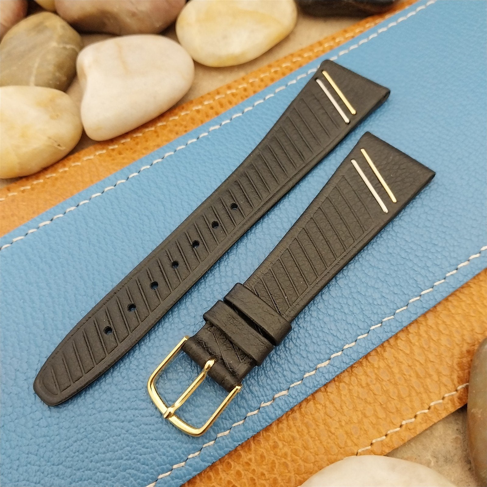 Vintage 20mm Hirsch nos Unused Classic Tapered 20/14 Watch Band