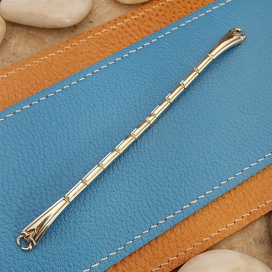 Vintage Speidel Gold-Filled Windswept MCM Unused nos 1950s Cocktail Watch Band