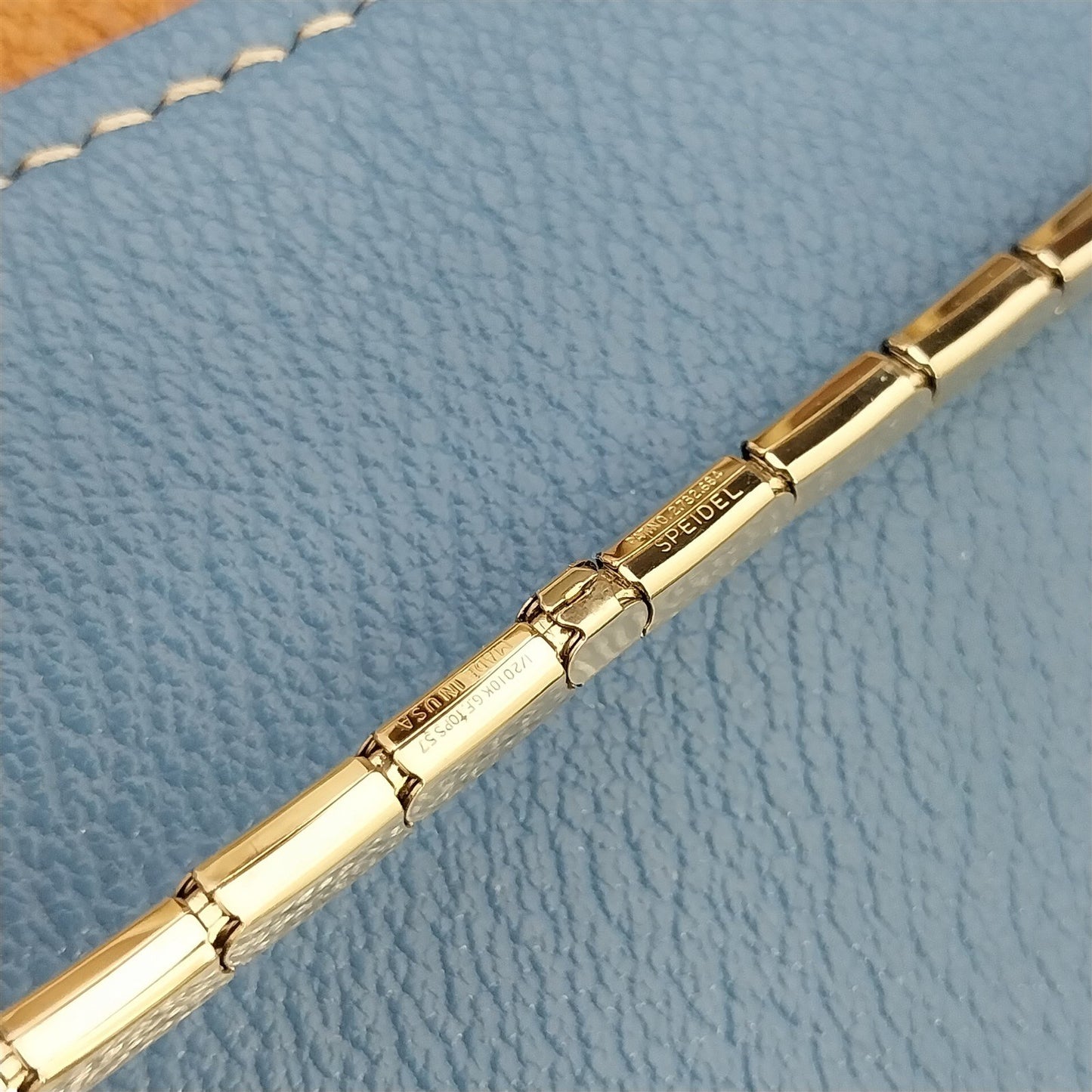 Vintage Speidel Gold-Filled Windswept MCM Unused nos 1950s Cocktail Watch Band