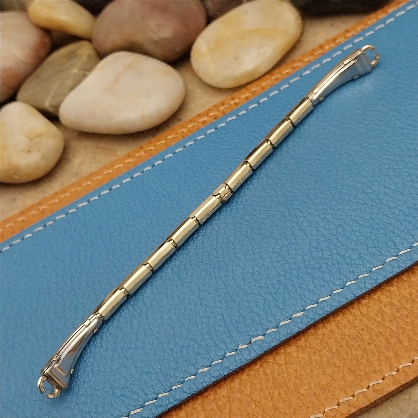 Vintage Speidel Gold-Filled Windswept MCM Unused nos 1950s Cocktail Watch Band