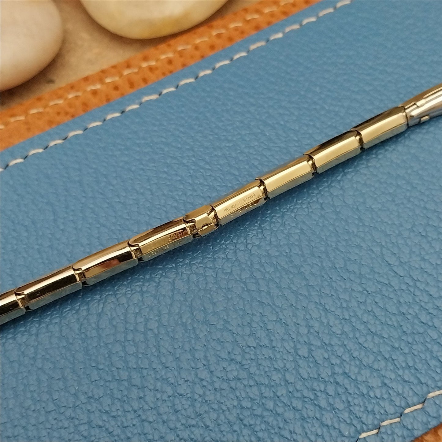 Vintage Speidel Gold-Filled Windswept MCM Unused nos 1950s Cocktail Watch Band