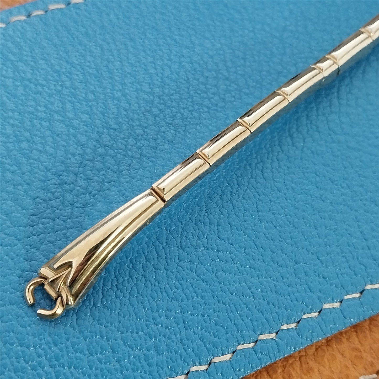 Vintage Speidel Gold-Filled Windswept MCM Unused nos 1950s Cocktail Watch Band