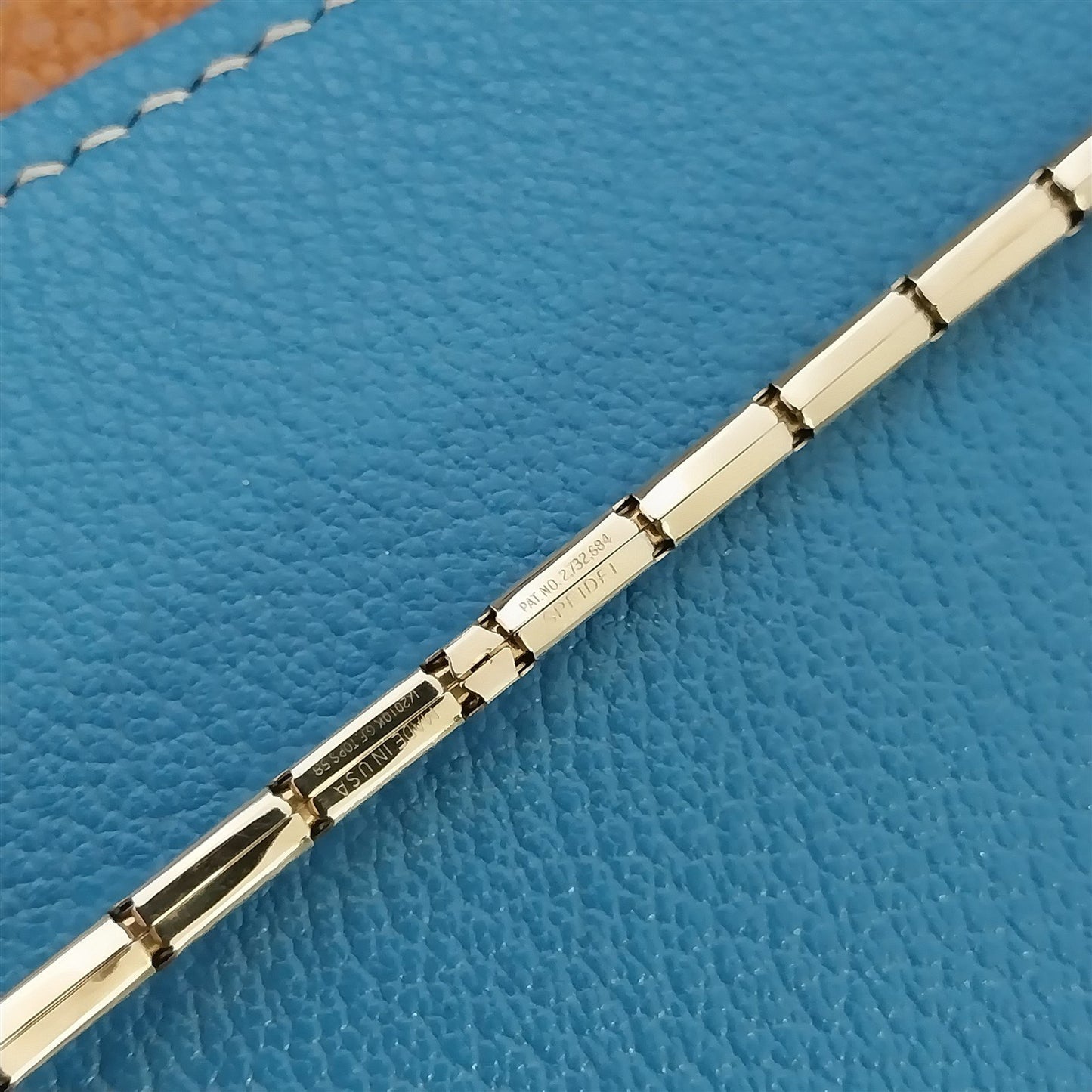 Vintage Speidel Gold-Filled Windswept MCM Unused nos 1950s Cocktail Watch Band