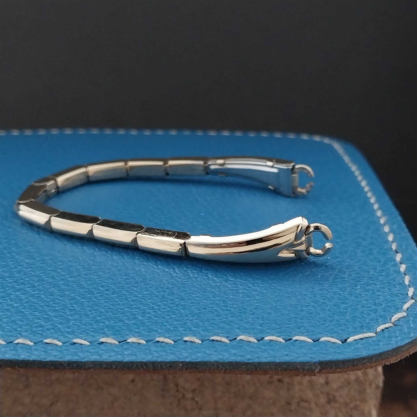 Vintage 1957 Speidel Gold-Filled Windswept MCM Unused nos Cocktail Watch Band