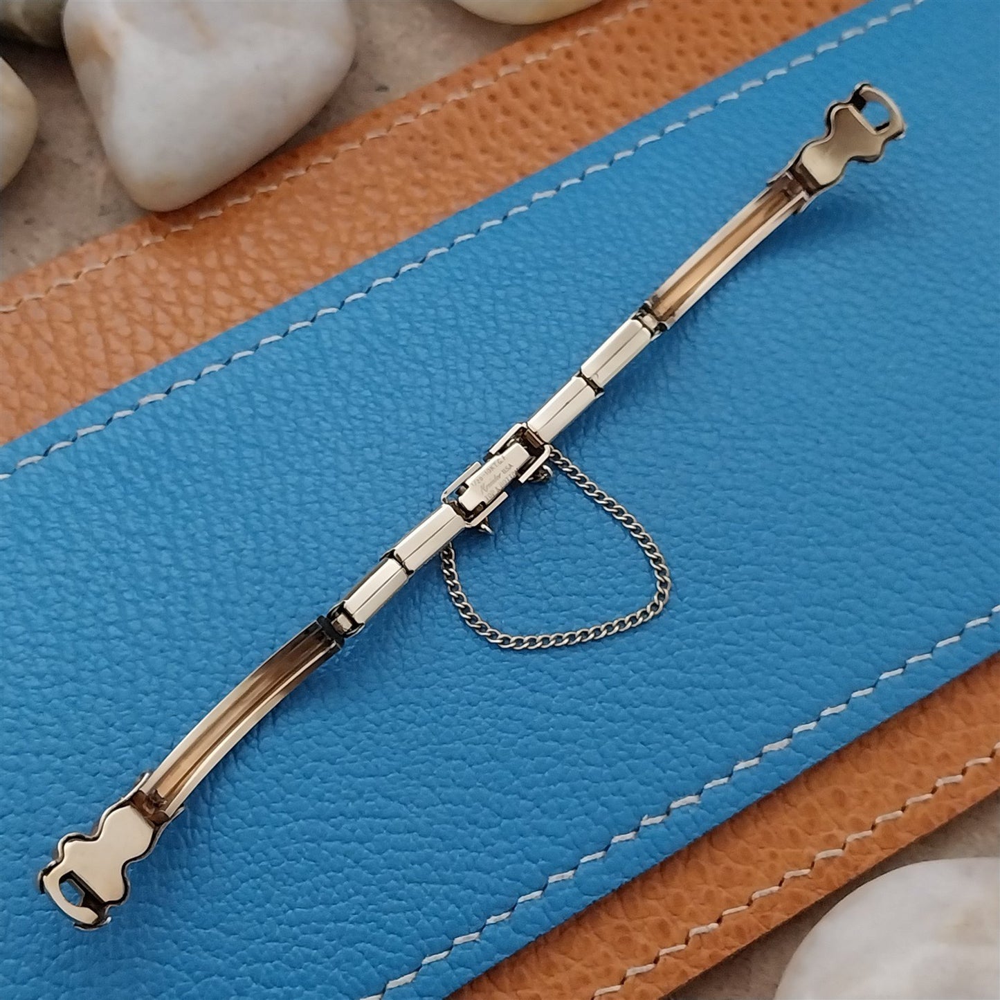 Kreisler Yellow Gold-Filled MCM modern Ladies Unused 1950s Vintage Watch Band