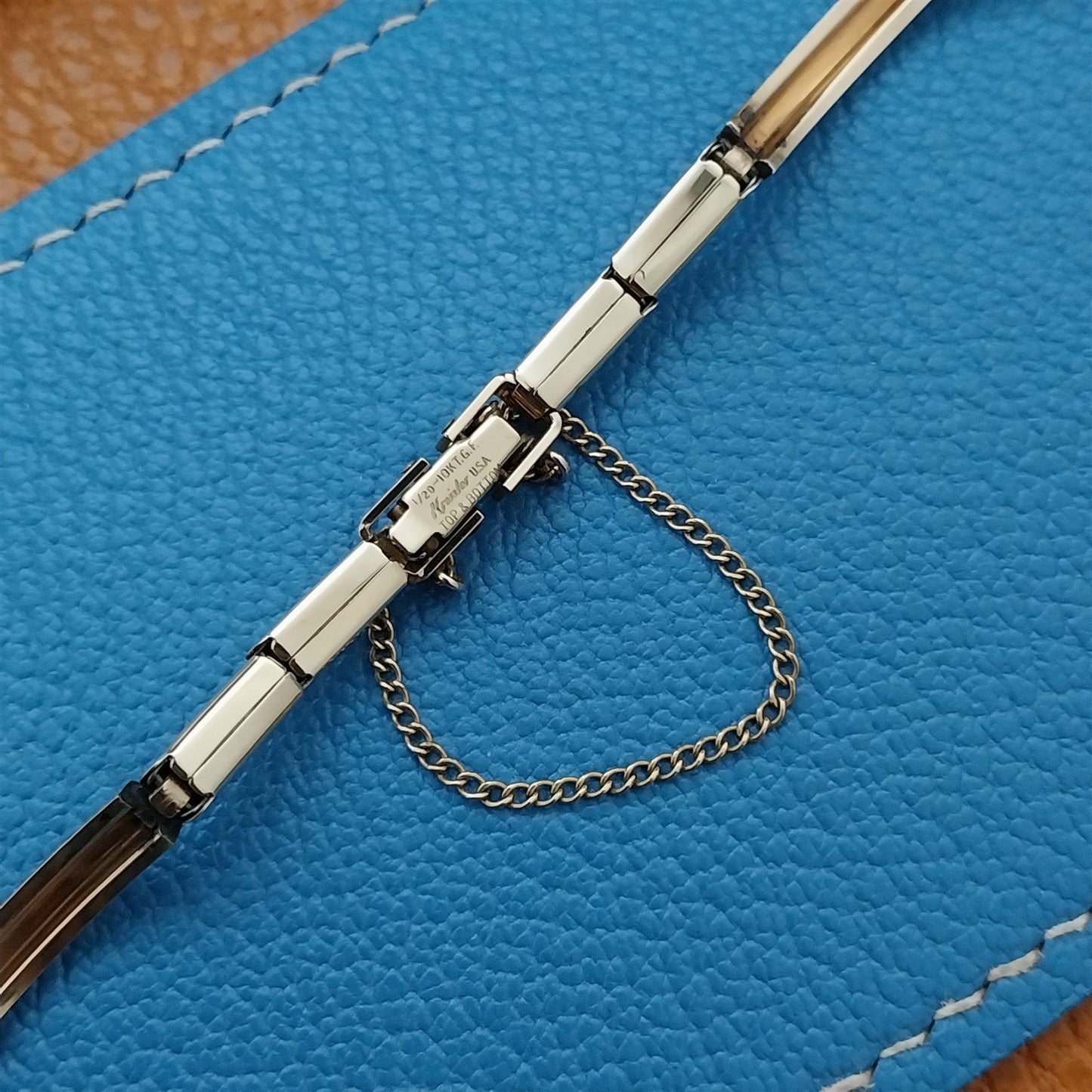 Kreisler Yellow Gold-Filled MCM modern Ladies Unused 1950s Vintage Watch Band