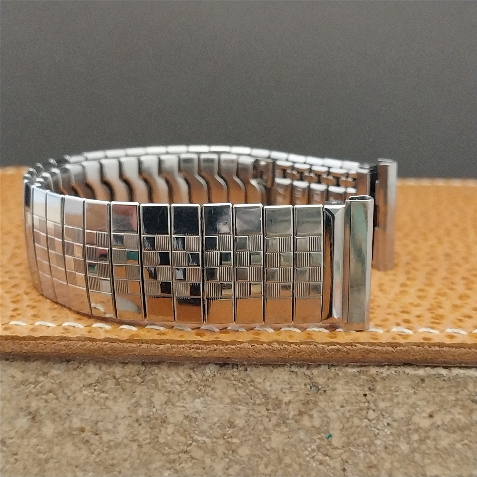 Vintage 19mm 18mm 17.2mm Gemex 1950s Stainless Steel Unused MCM Watch Band