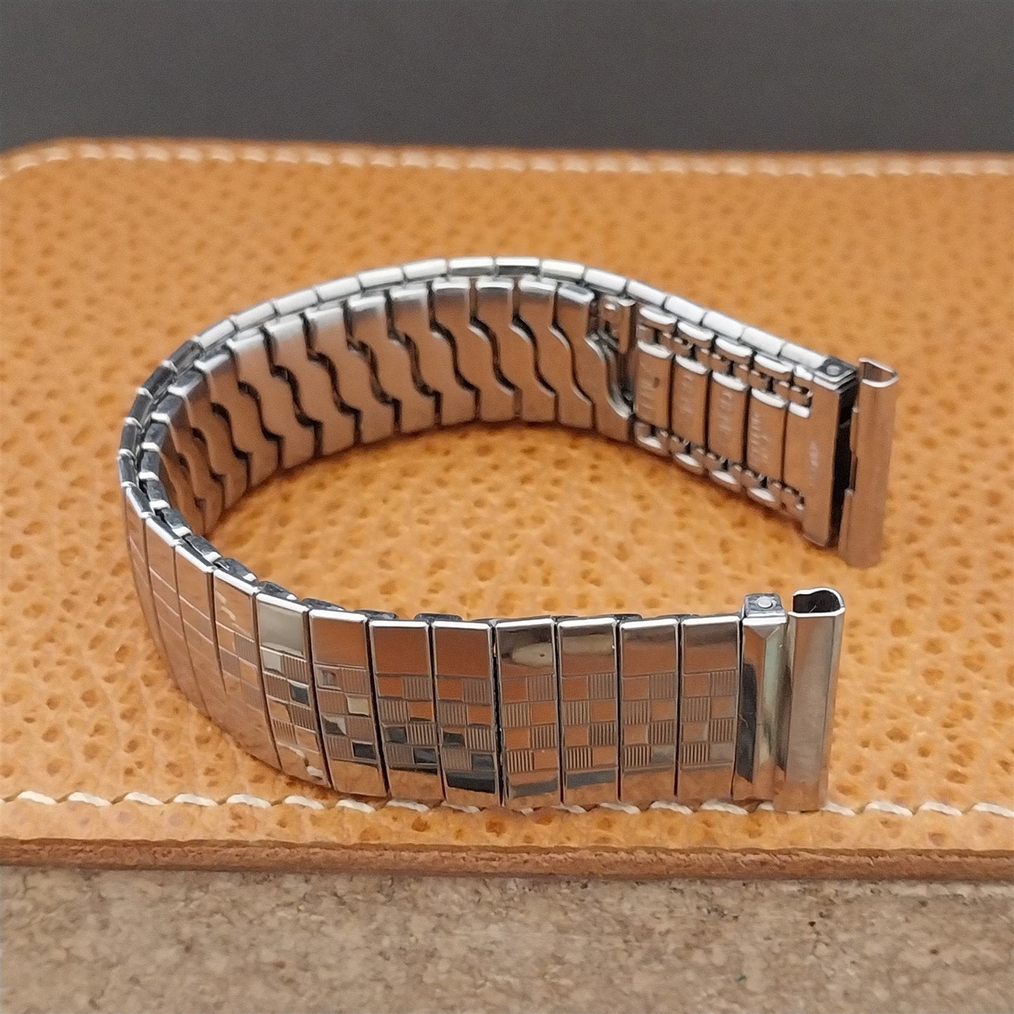 Vintage 19mm 18mm 17.2mm Gemex 1950s Stainless Steel Unused MCM Watch Band