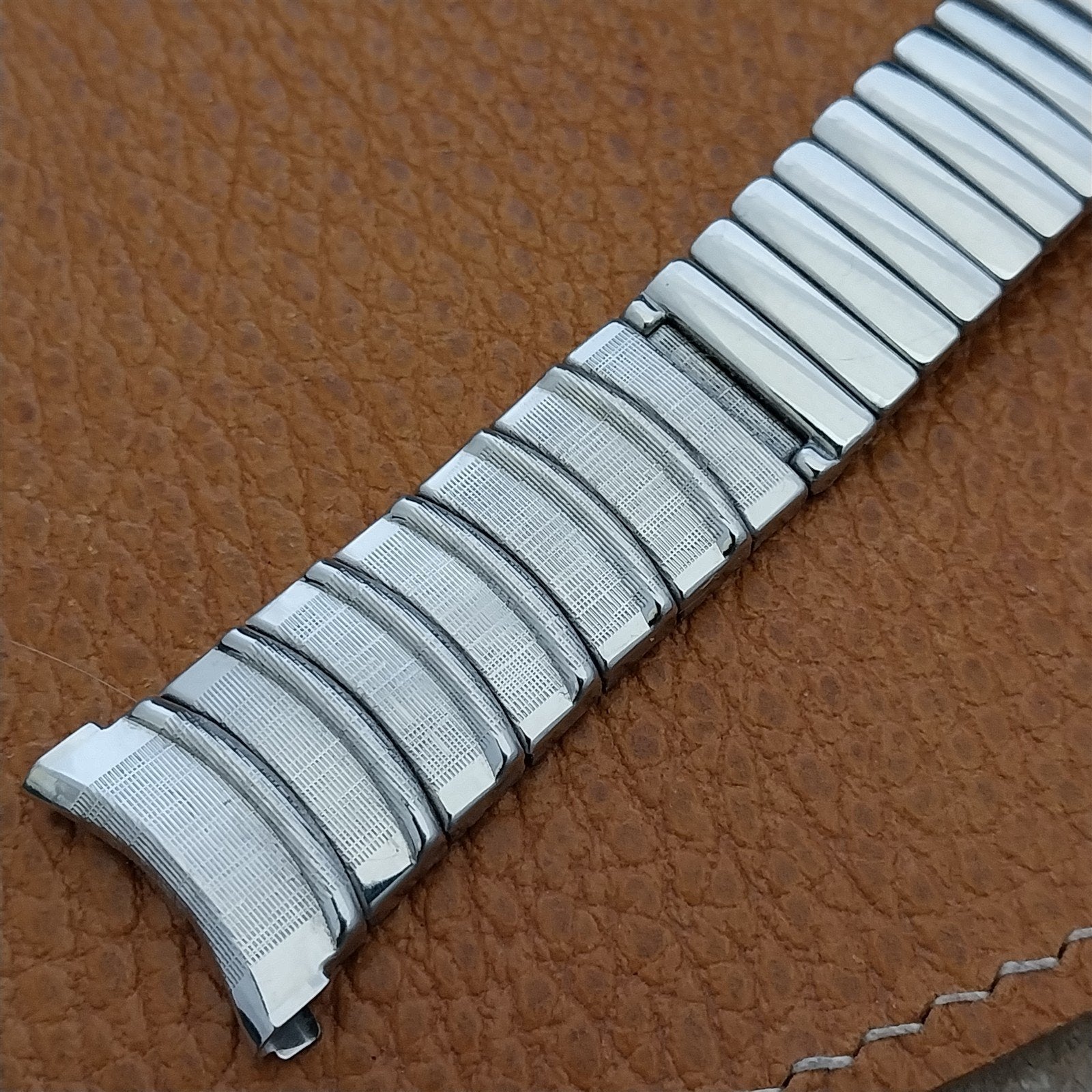 Unused 1960s Vintage Watch Band 19mm 18mm Classic Stainless Steel JB Champion