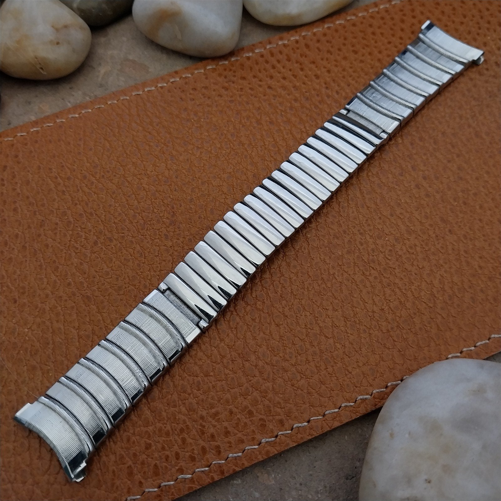 Unused 1960s Vintage Watch Band 19mm 18mm Classic Stainless Steel JB Champion
