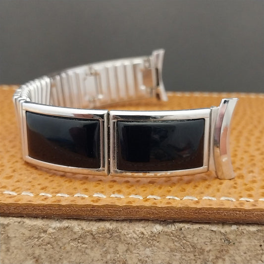 Vintage 1957 Speidel Calypso USA Classic White Gold-Filled Unused Watch Band