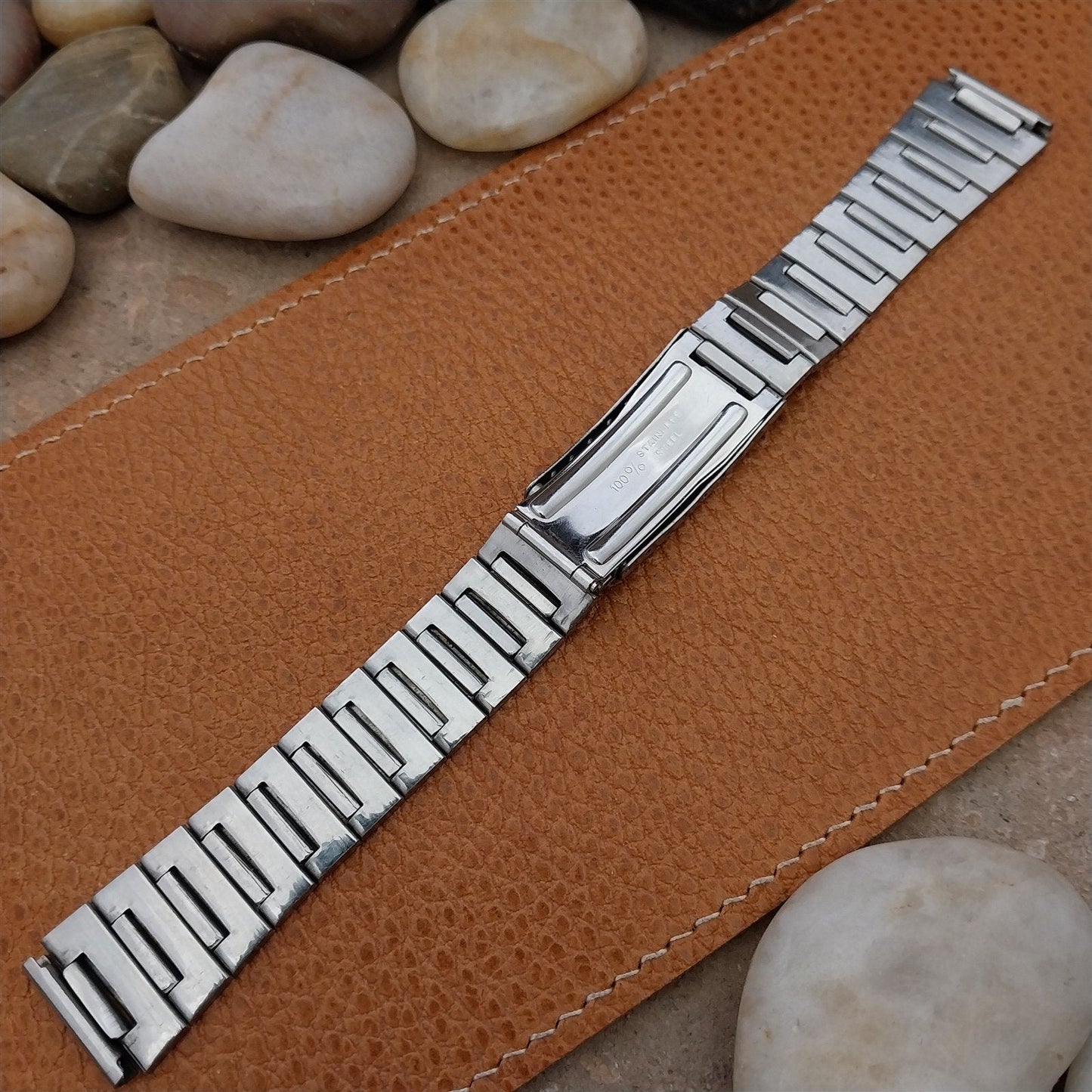 CompuChron 23-5S LED Stainless Steel NOS Unused 1970s old-stock Watch Band