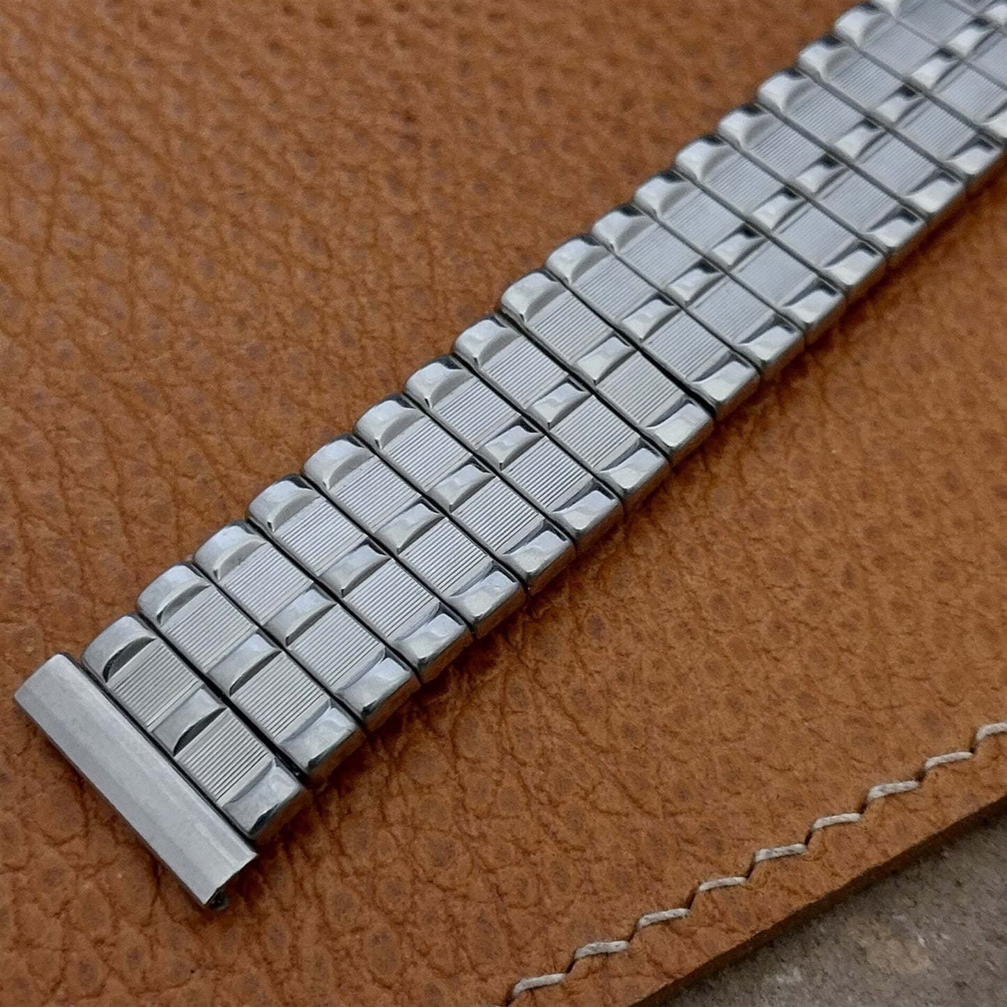 Eton Vintage 17.3mm 17mm 16mm Stainless Steel Expansion Unused 1950s Watch Band