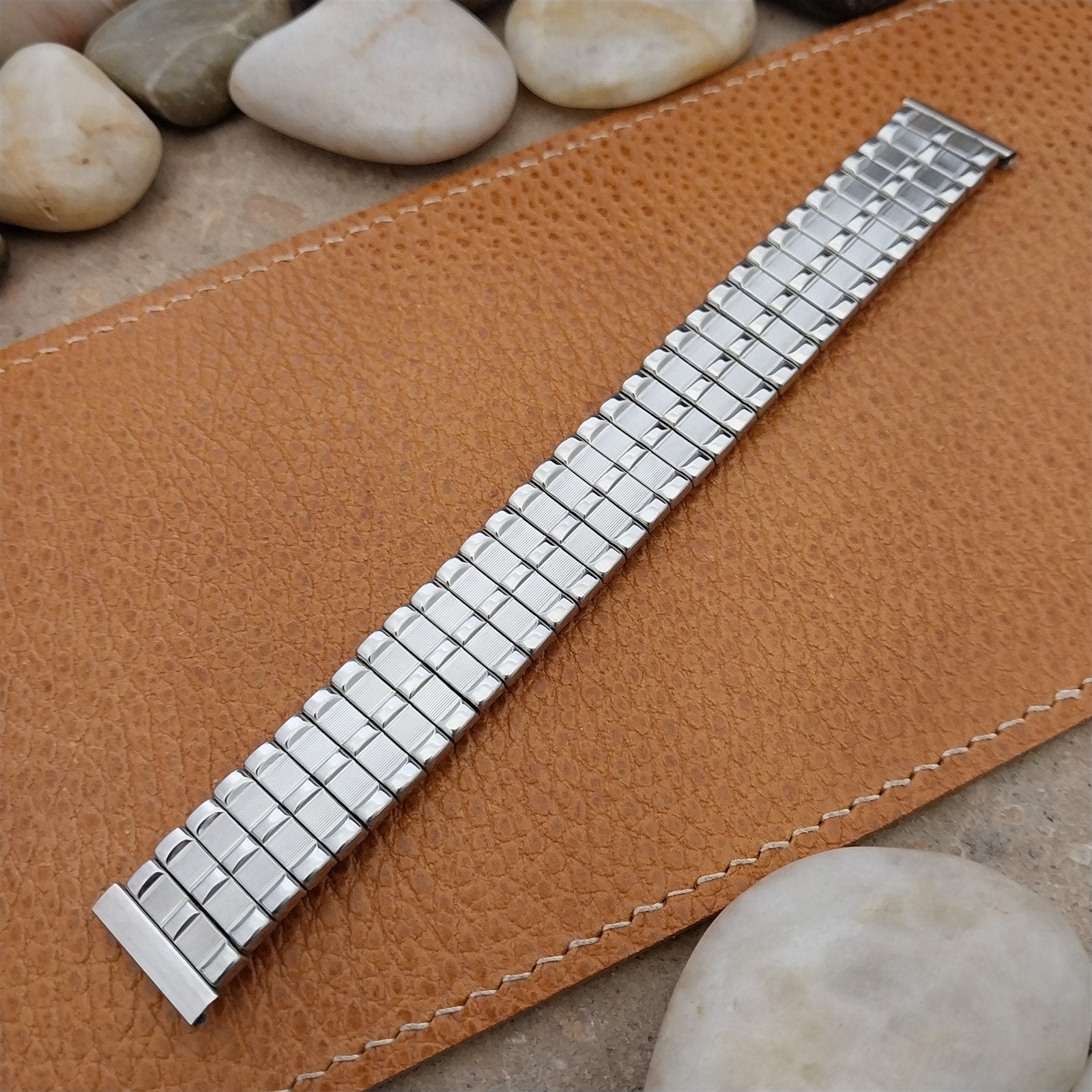 Eton Vintage 17.3mm 17mm 16mm Stainless Steel Expansion Unused 1950s Watch Band