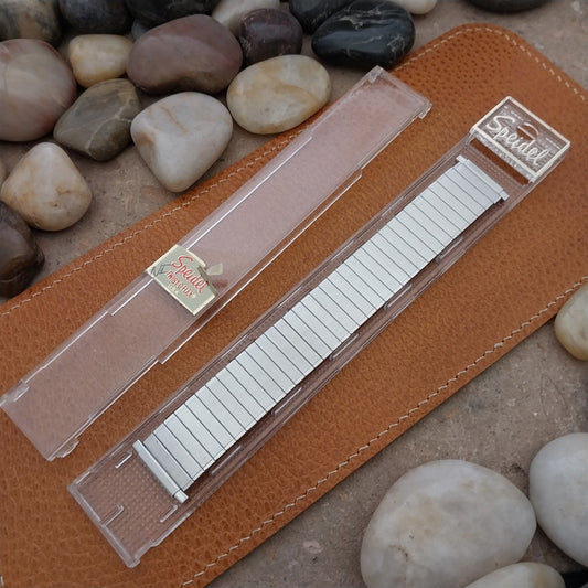 Speidel USA Wide Stainless Steel Expansion 22mm 20mm 19mm nos Vintage Watch Band