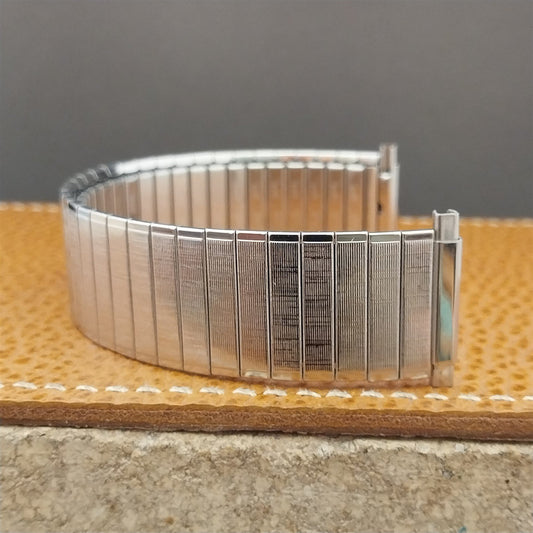 Speidel USA Wide Stainless Steel Expansion 22mm 20mm 19mm nos Vintage Watch Band
