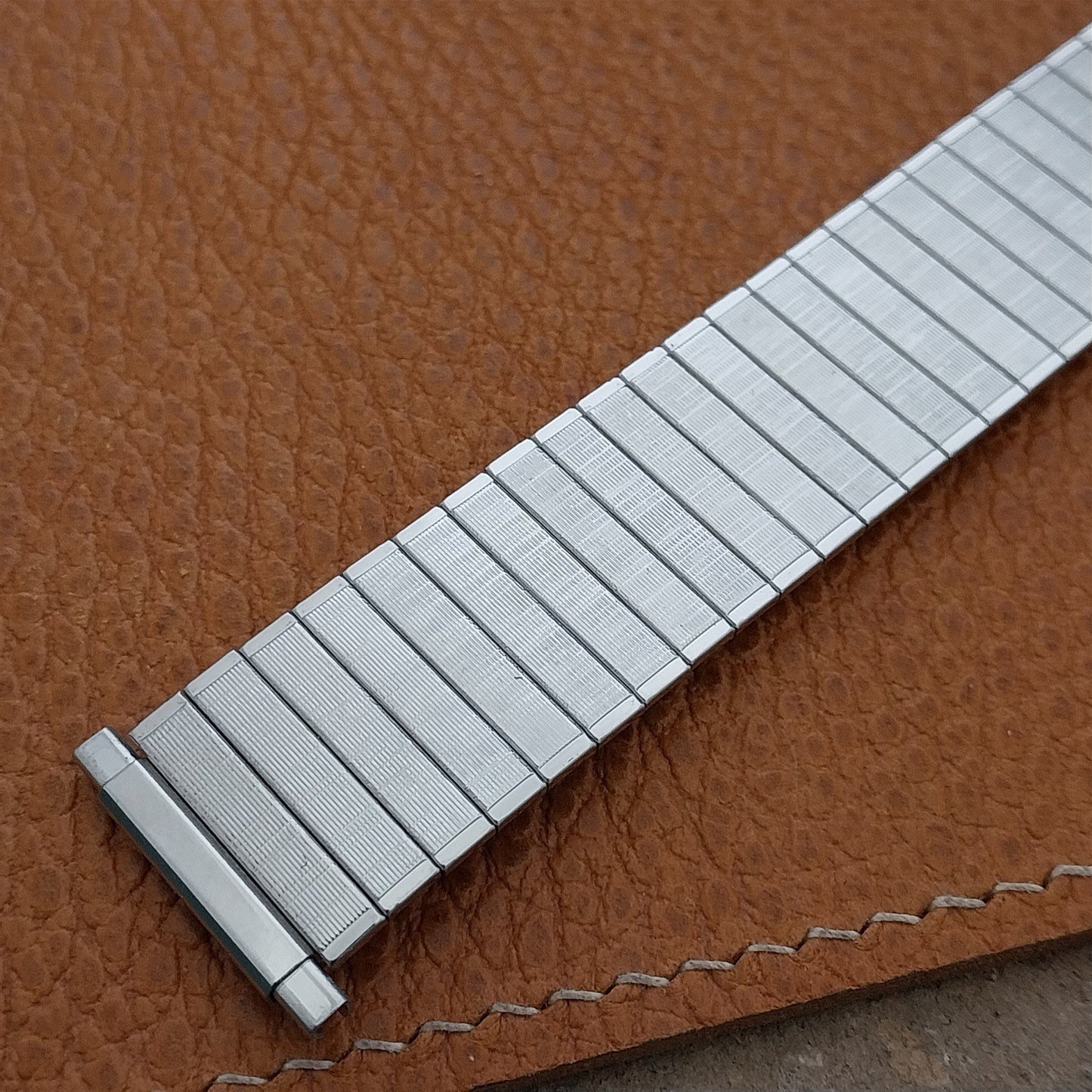 Speidel USA Wide Stainless Steel Expansion 22mm 20mm 19mm nos Vintage Watch Band