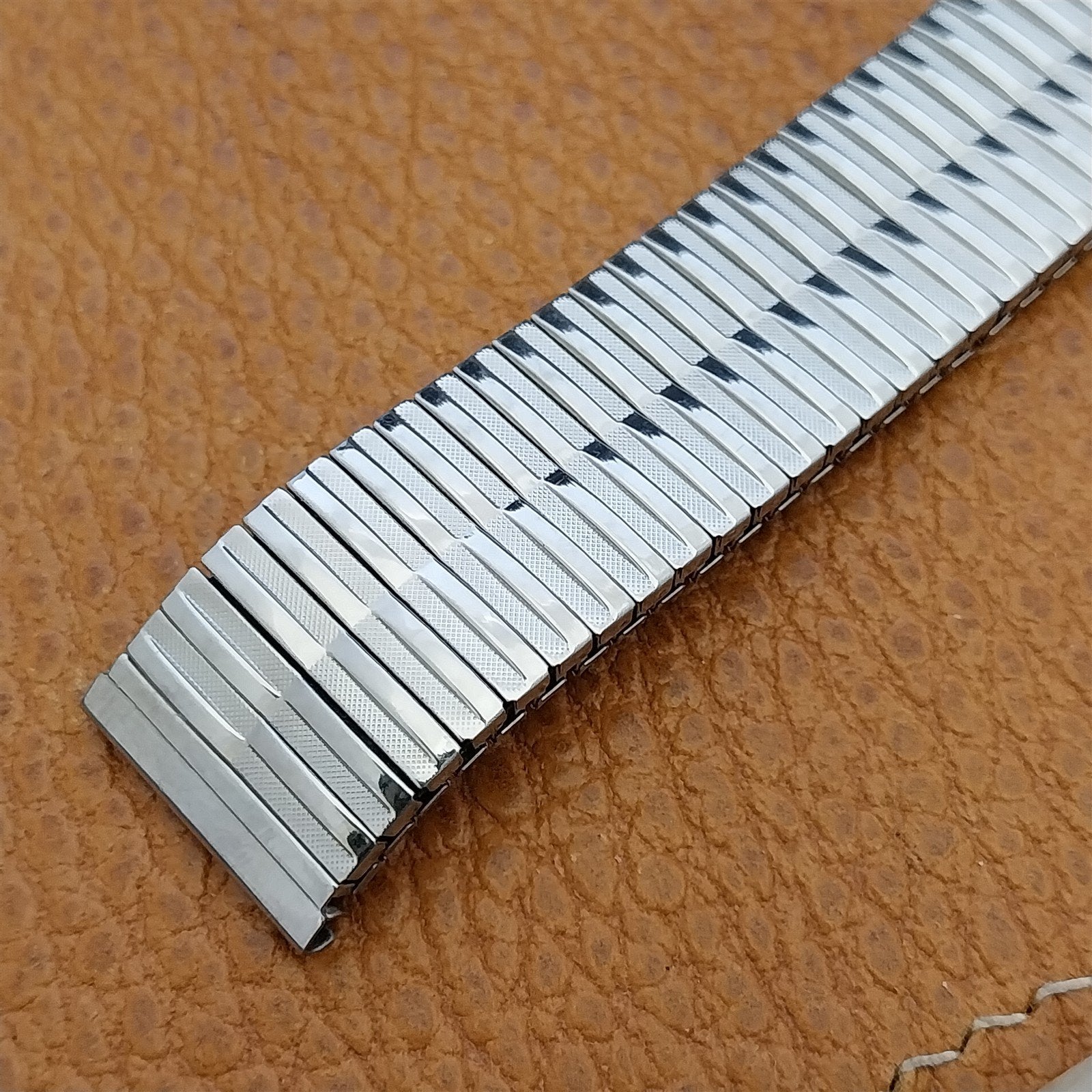 Vintage 18mm Stainless Steel Expansion nos Unused Watch Band