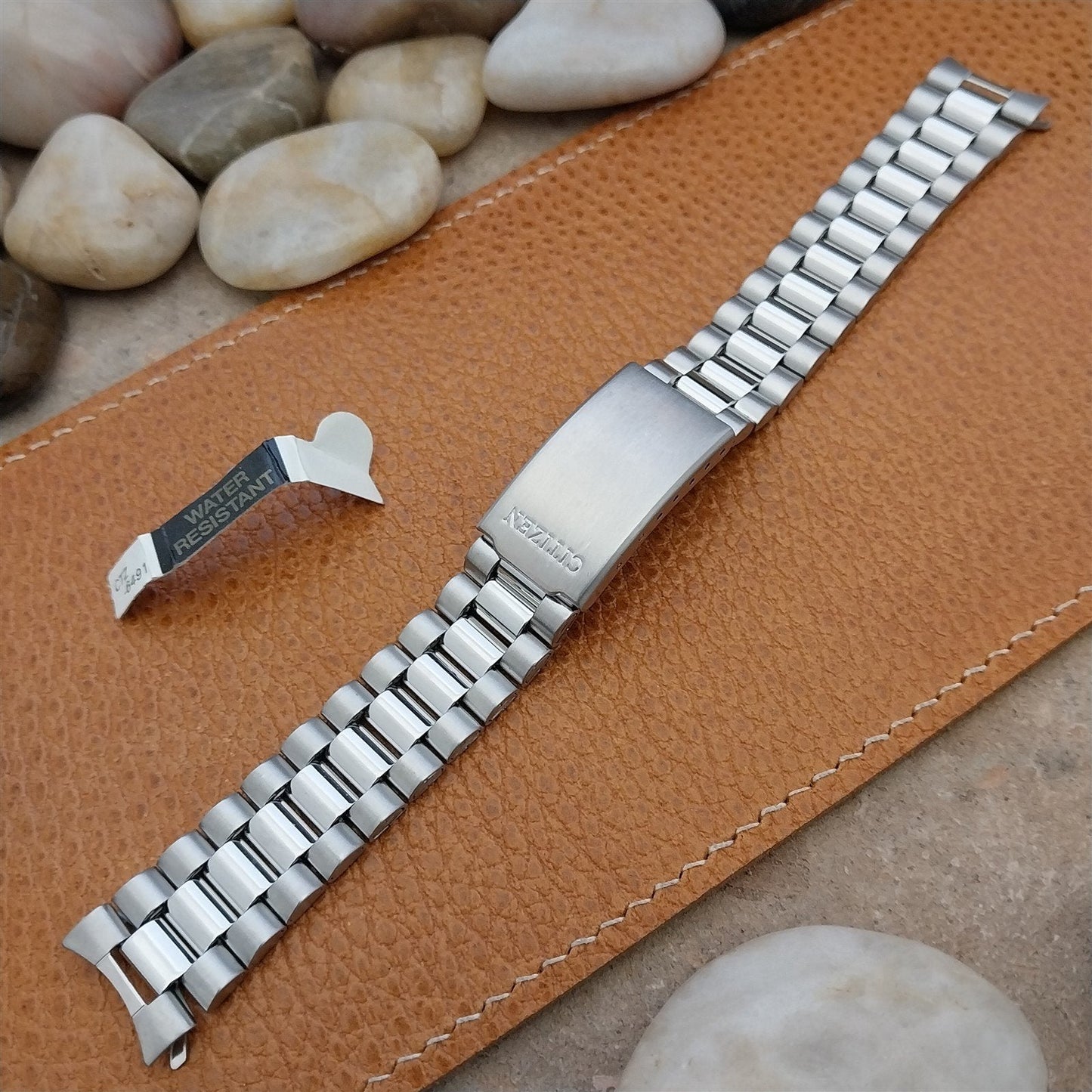 Vintage 18mm Citizen Stainless Steel President Link Unused Watch Band