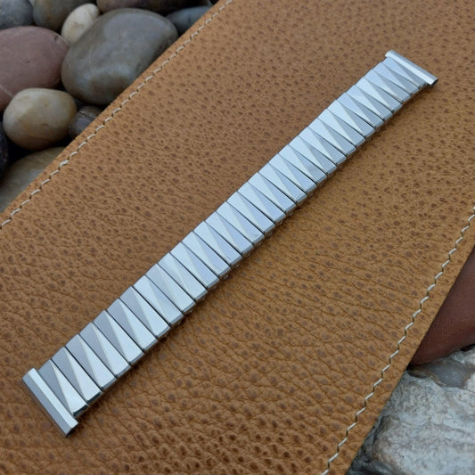 17.2mm White Gold-Filled Classic 1960s Kreisler Unused Vintage Watch Band