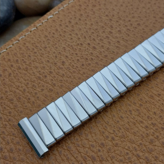 17.2mm White Gold-Filled Classic 1960s Kreisler Unused Vintage Watch Band