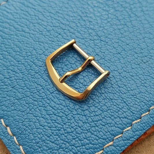 5/8" 16mm Classic 1950s-1960s Vintage Yellow Gold-Tone Unused Watch Band Buckle