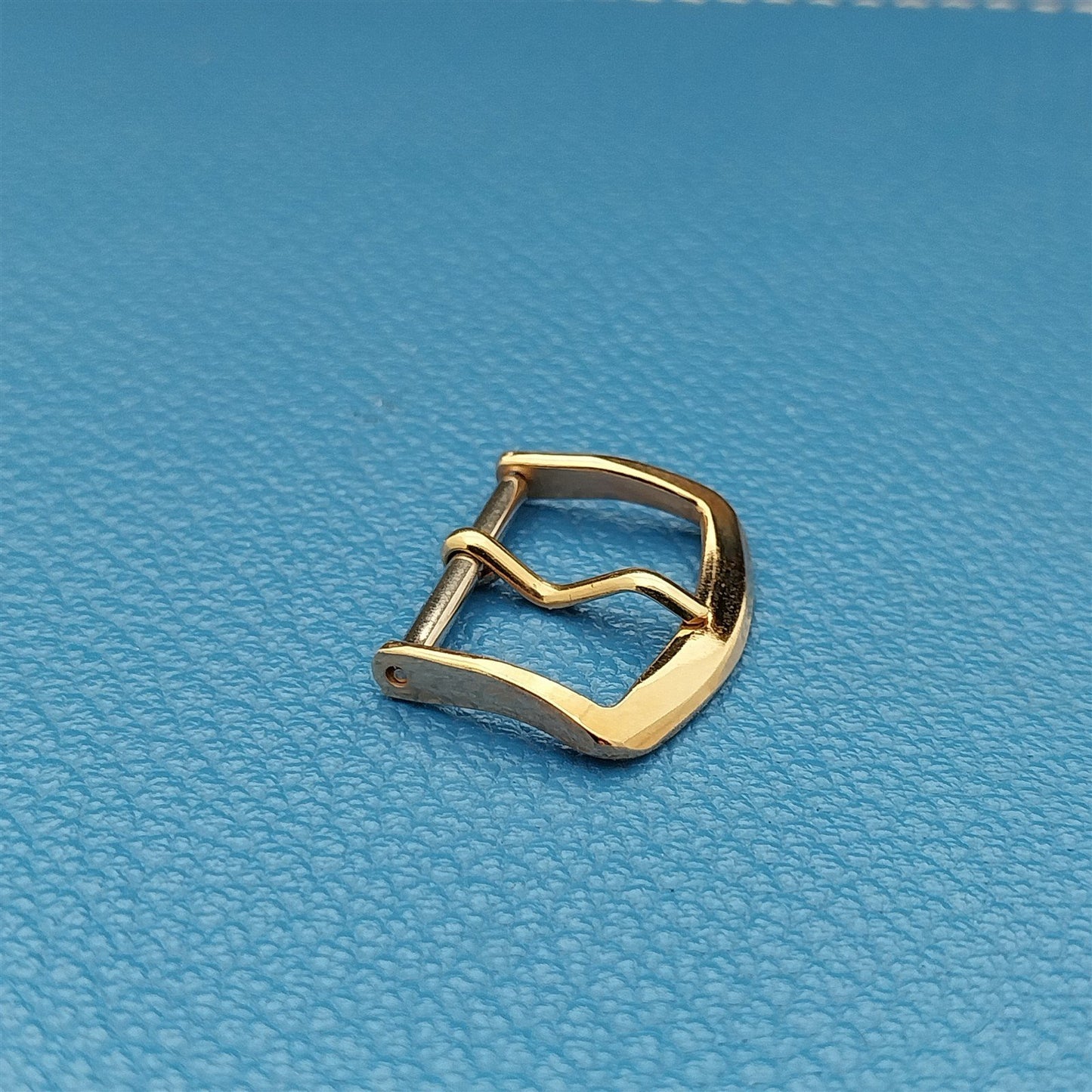 5/8" 16mm Classic 1960s Vintage Yellow Gold-Tone Unused Watch Band Buckle