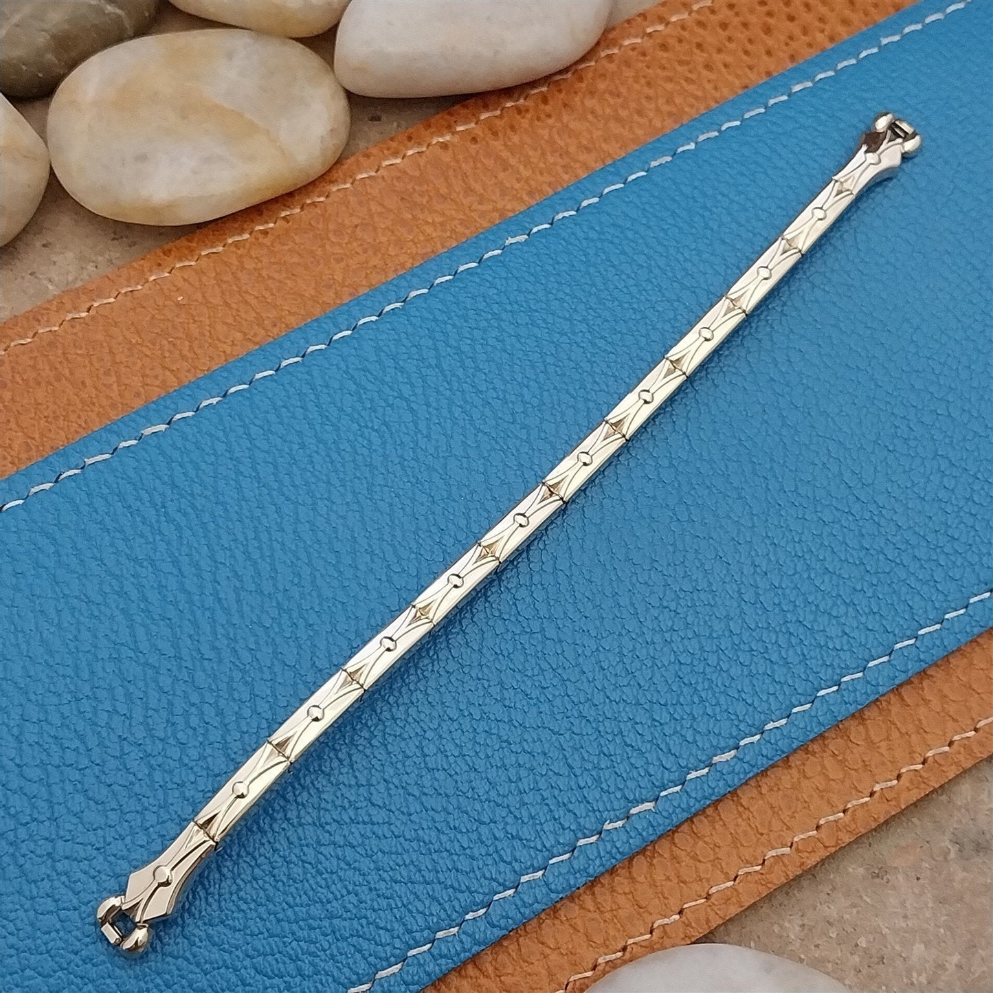 Vintage 1950s Flexlet LaParee Yellow Gold-Filled Ladies Expansion Watch Band