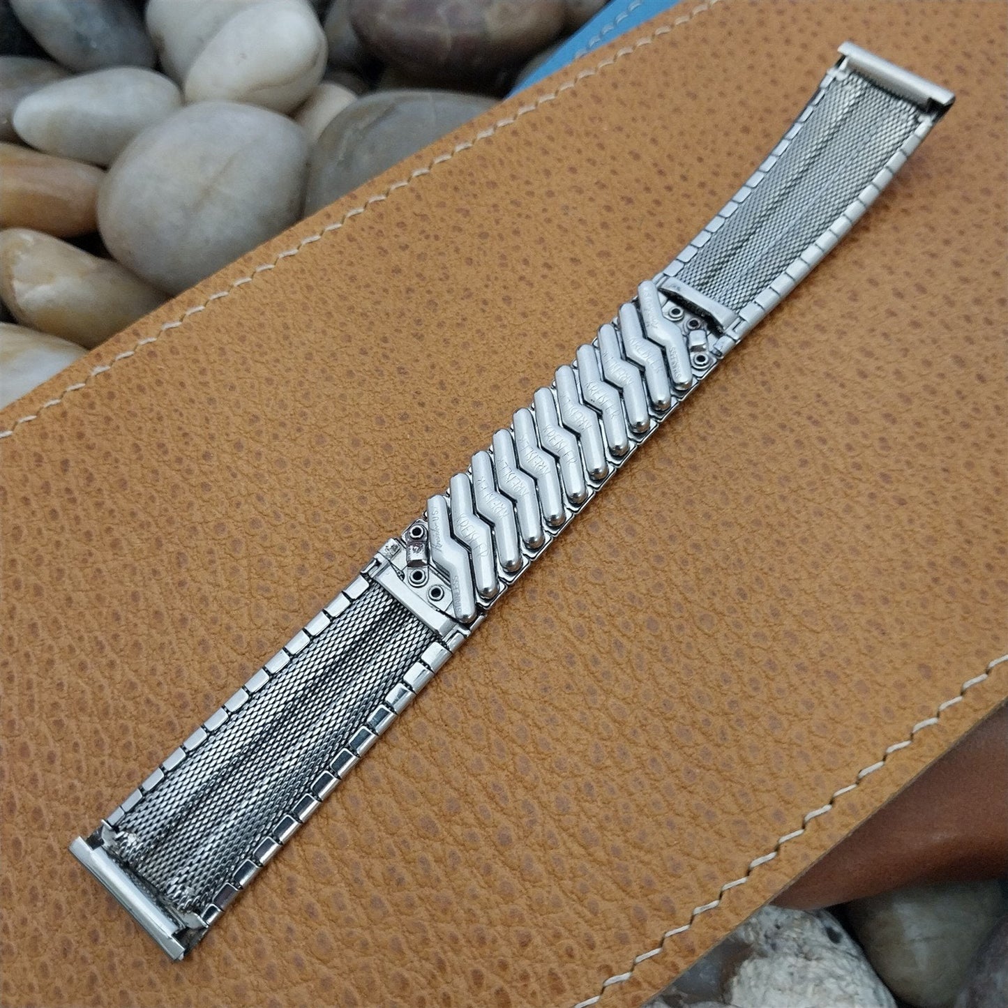 17.2mm Stainless Steel Kreisler USA Classic nos 1960s Vintage Watch Band